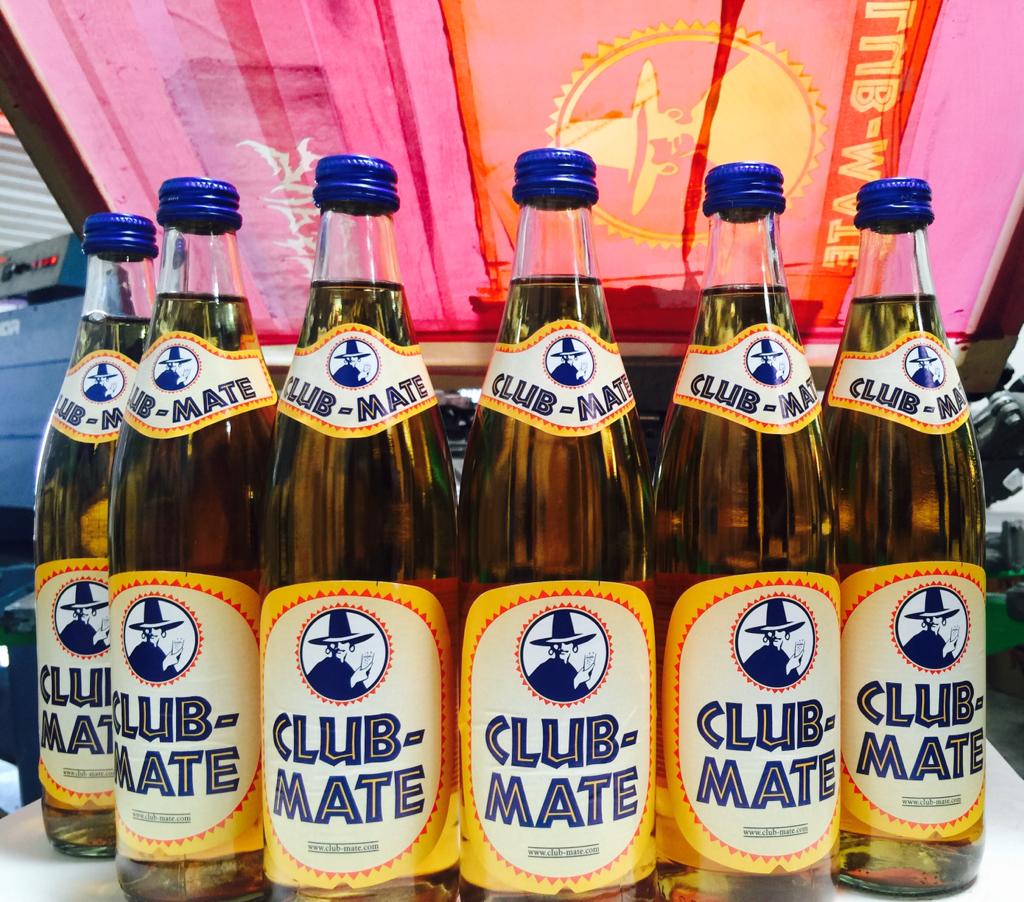 16.9oz Club-Mate Original bottle - Natural energy for work and leisure