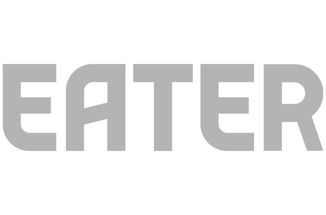 Gray 'EATER' logo on a white background